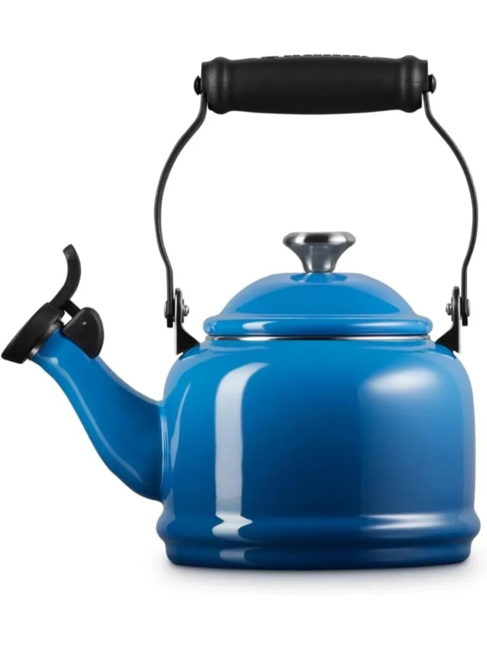Marseille Enamel Steel Demi Teakettles 1.25 QT Stainless steel Pot For Kitchen